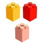 Элемент высокий 6x6x10 см для конструктора 5"