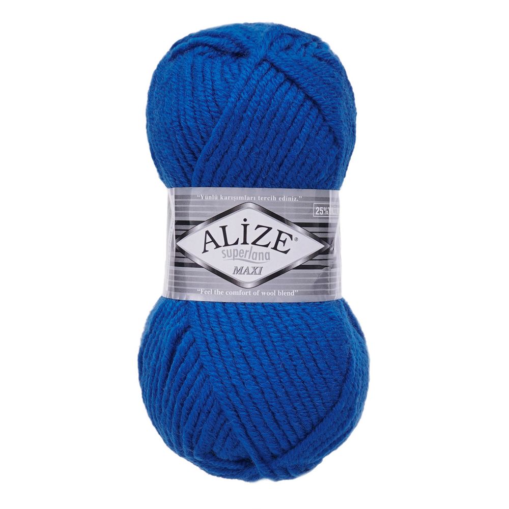 Пряжа Alize (Ализе) Superlana Maxi / уп.5 мот. по 100 г, 100 м, 141 василек