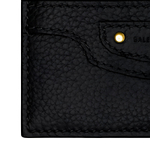 Balenciaga Cow Leather Card Holder Women"s Black