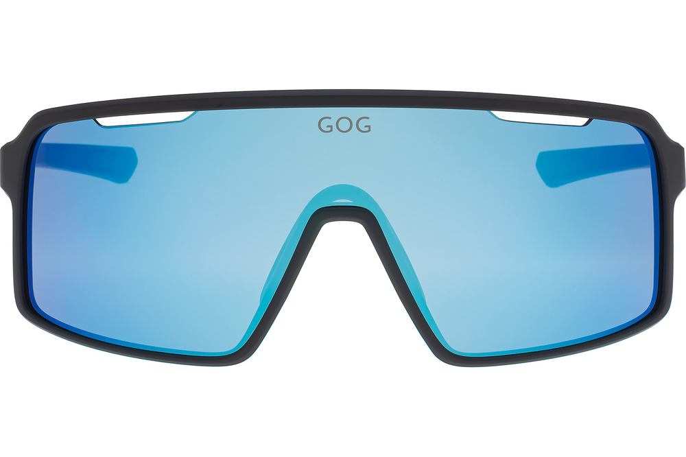 Спортивные очки GOG Enki / Matt Black / Reflex White-Blue