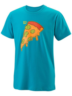 Футболка для мальчика теннисная Wilson Slice Tech Tee B - barrier reef
