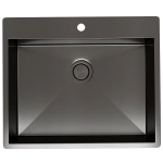 Кухонная мойка Reflexion Iseo RX2260BL оружейная сталь