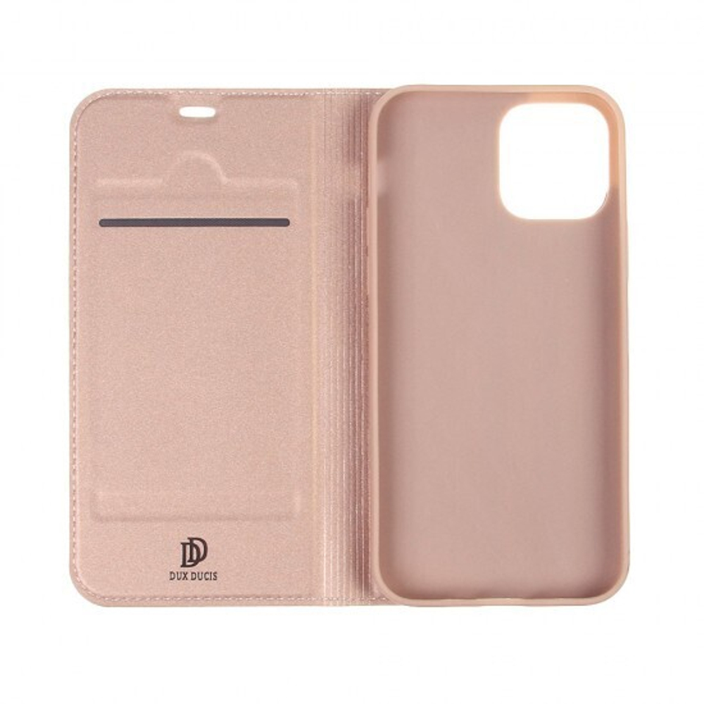 Чехол-книжка для iPhone 12/12 Pro, Dux Ducis Skin Pro, 012258 Розовый