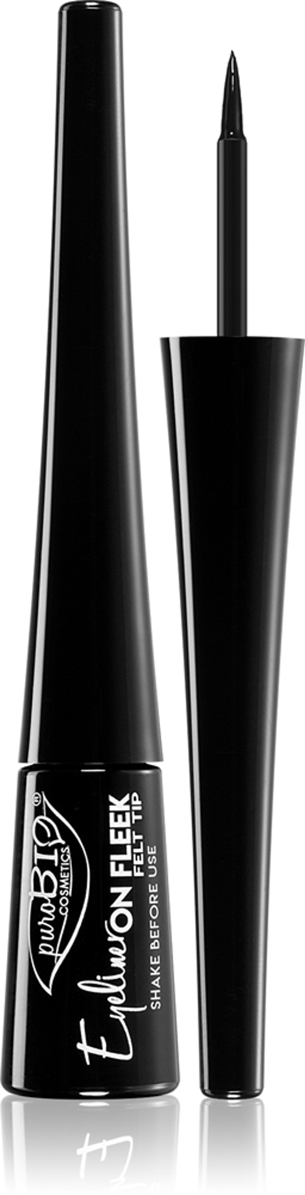 puroBIO Cosmetics On Fleek Felt Tip - Жидкая матовая подводка для глаз, 3 ml