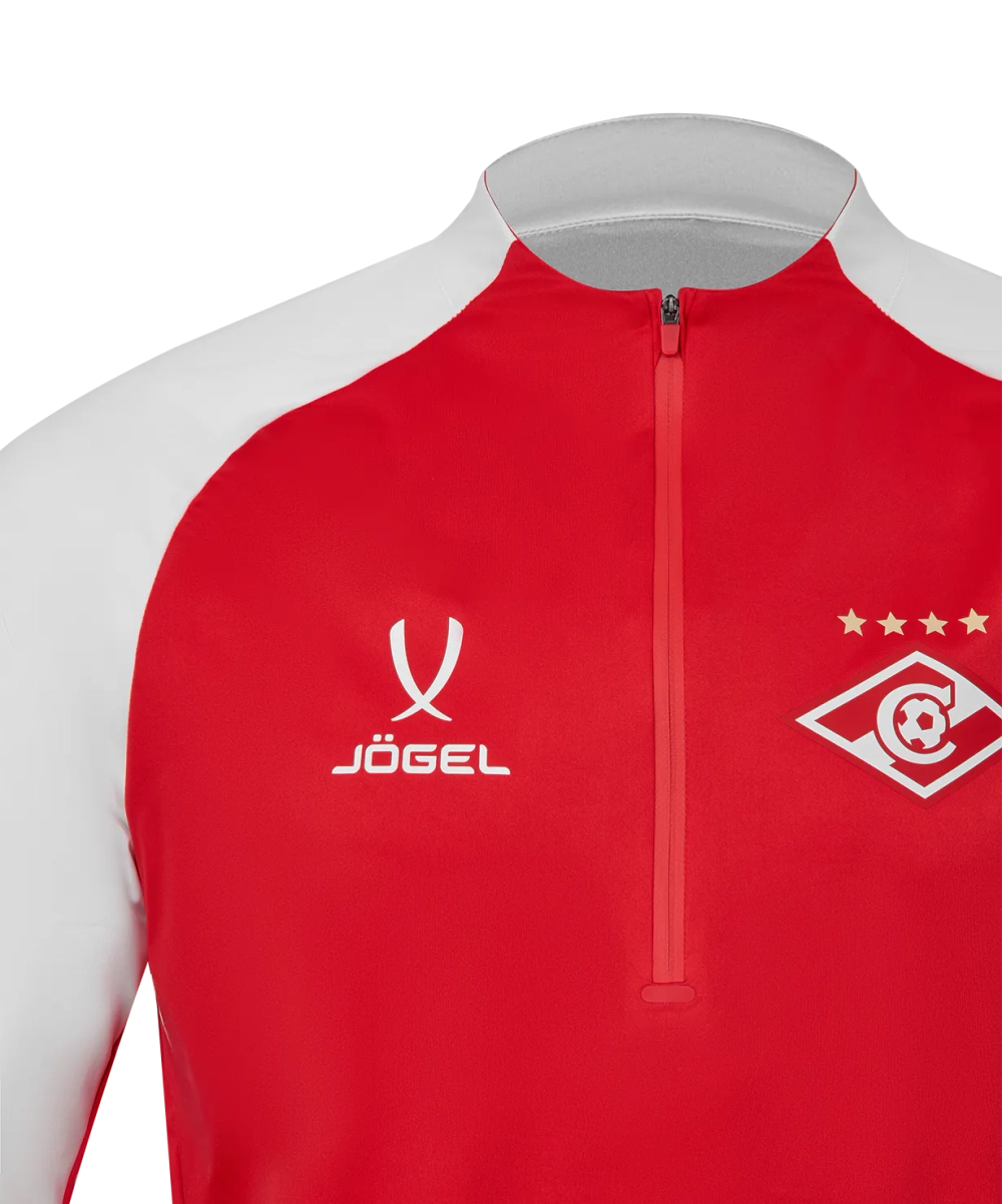 Джемпер ветрозащитный Jögel PREMIER PerFormPROOF Spartak 1/4 Zip Wind Top, красный