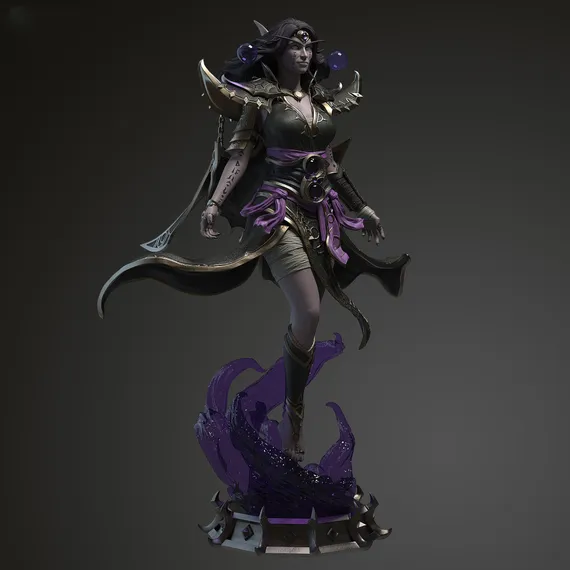 Xal'Atath Purple Flame - World of Warcraft
