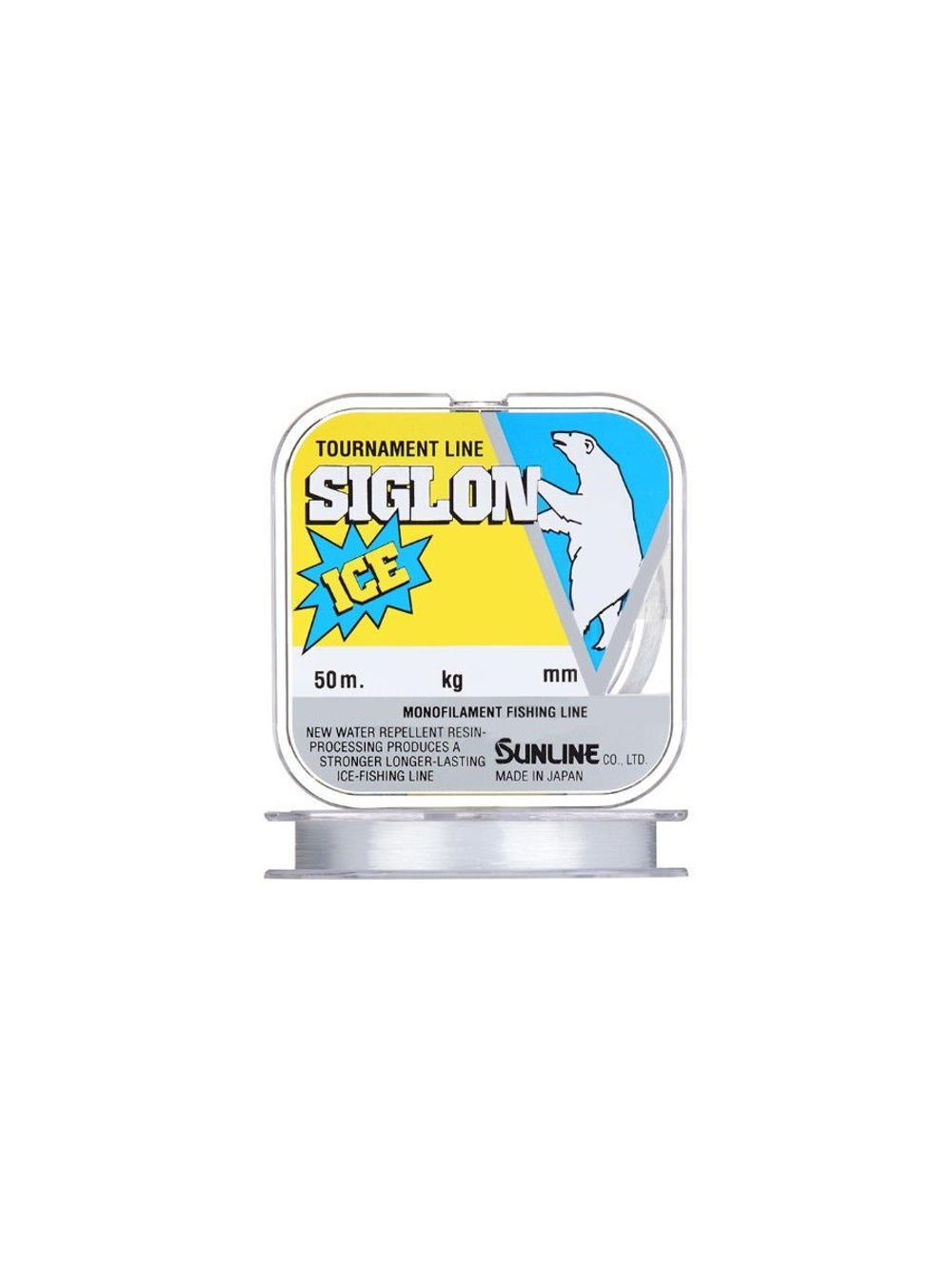 Монофильная леска для рыбалки SUNLINE Siglon ICE FISHING 50M CLEAR #0.6/0.128