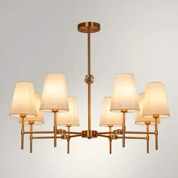 Люстра на штанге 8*Е14 A4104LM-8PB медь DANIELLA Arte Lamp