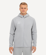 Худи на молнии ESSENTIAL Athlete Hooded FZ Jacket, серый