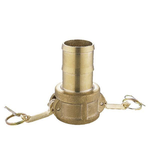 Кулачковое соединение тип C, розетка с хвостовиком 1.1/4 (латунь)