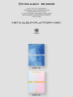 Альбом THE BOYZ - BE AWARE 7th Mini Meta PLATFORM Album RANDOM Version