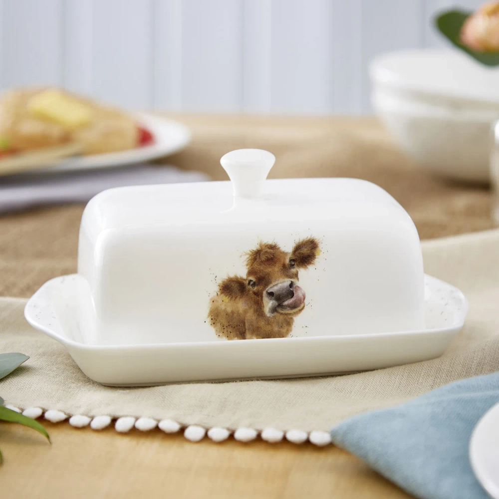 Royal Worcester Wrendale Designs Форма для коровьего масла 18,3x11,5x8см. WN4382-XW