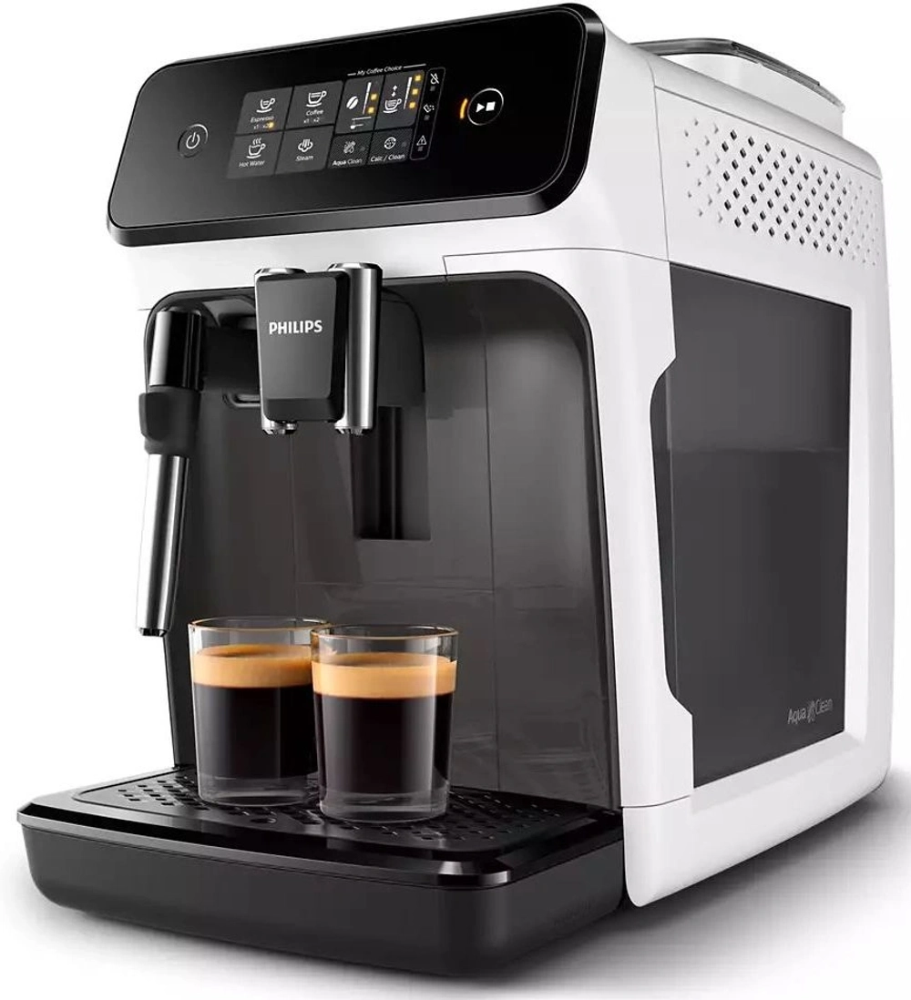 Кофемашина Philips Series 1200 EP1223/00 1500Вт черный/белый