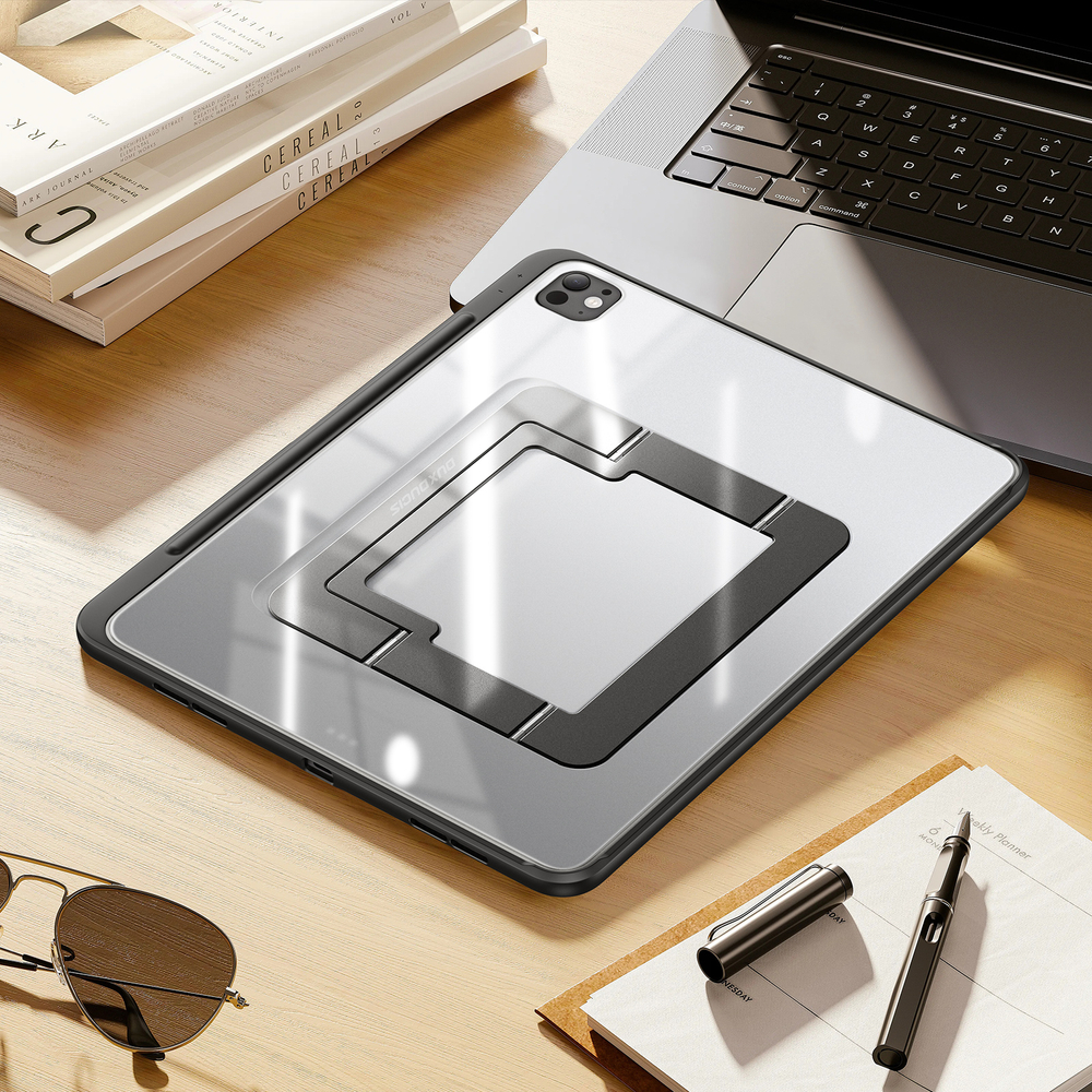 Чехол с многоугольной подставкой для планшета iPad Pro 13 (2024-), серия Axis Series Case от Dux Ducis