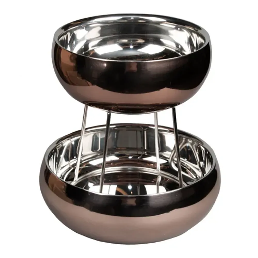 Этажерка 2 яруса d 24/20,8 см h26,4 для подачи Antique нерж. P.L. Proff Cuisine