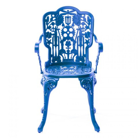 Стул Seletti Aluminium Blue, синий