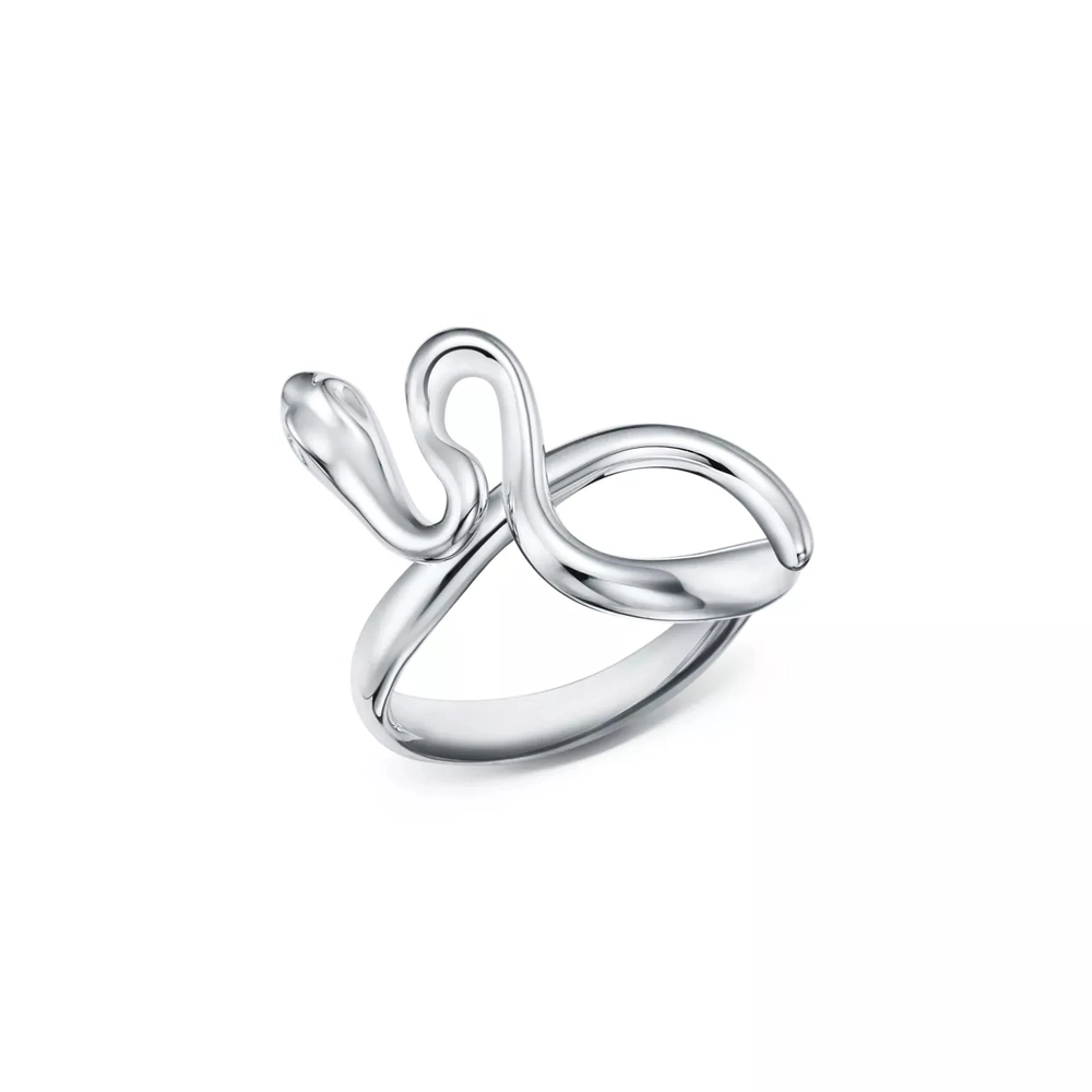 Кольцо из серебра, Tiffany 💠 Snake ring