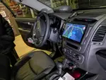 Магнитола для KIA Sorento 2 XM 2012-2020 c экраном климата снизу (рамка-накладка) - Parafar PF224LUX1XHD на Android 13, CarPlay, 4G SIM-слот
