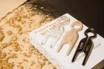 NO 1 HAIRPIN | Classic - 3X HAIRPINS/BOX / Шпильки No1 Hairpin Цвет коричневый, прозрачный, бежевый (набор из 3 шпилек)