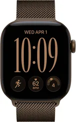 Часы Apple Watch Series 12, 42 мм, алюминий тёмно-бронзового цвета, миланский сетчатый браслет цвета «тёмная бронза»