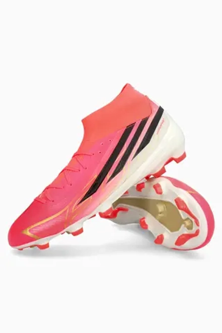Бутсы adidas F50 League Hyperfast Mid FG - розовый