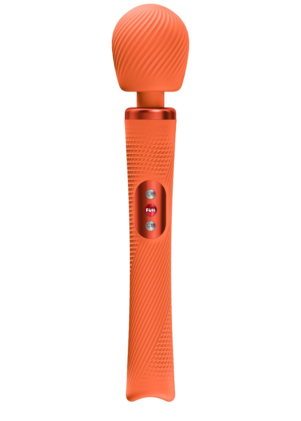 Оранжевый жезловый вибромассажер Vim Vibrating Wand - 31,3 см. (Цвет: оранжевый)