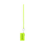Balenciaga Cash Cow Leather Card Holder Card Holder Men"s Fluorescent Yellow