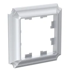 Рамка пластиковая на 1 пост Systeme Electric AtlasDesign Antique Алюминий ATN100301