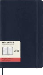 Ежедневник Moleskine (DSB2012DC3) Classic Soft Large 130х210мм 400стр. мягкая обложка синий сапфир