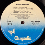 UFO ‎– Misdemeanor (США 1986г.)