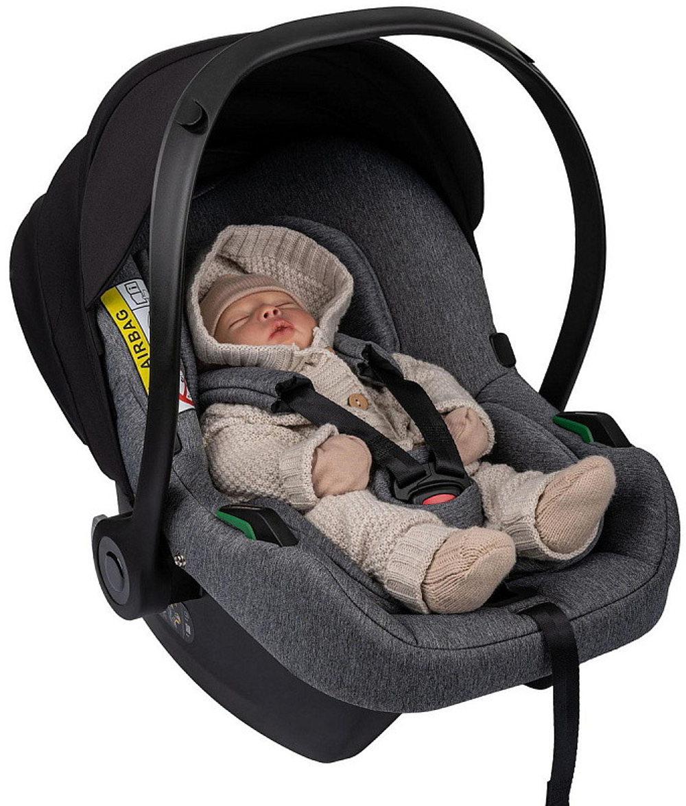 Детская коляска Indigo Barbara 21 Classic 3 в 1 с автокреслом Avionaut Cosmo Grey Ba02 шалфей