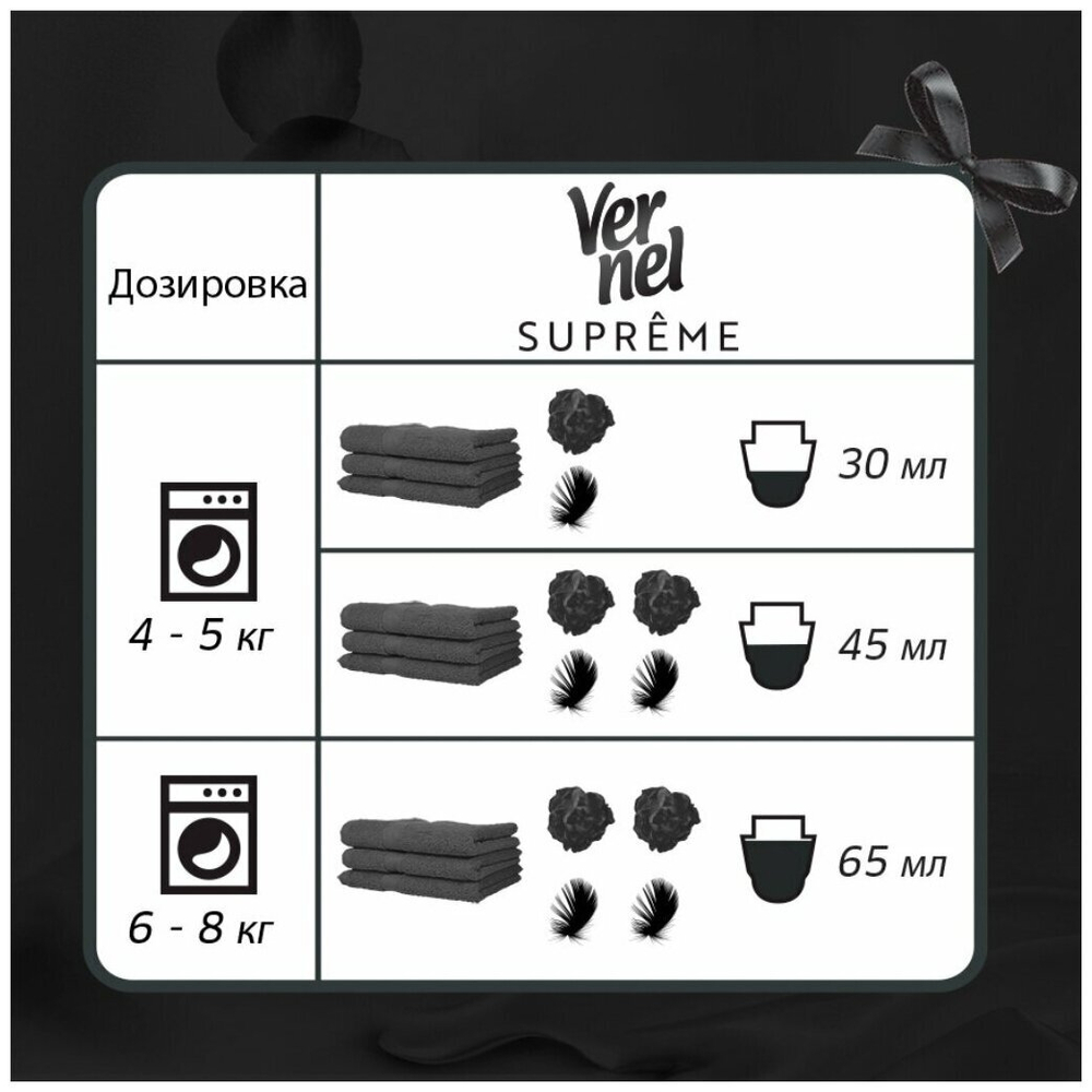 КОНДИЦИОНЕР ДЛЯ БЕЛЬЯ VERNEL СУПРЭМ ЭЛЕГАНС 1,2Л