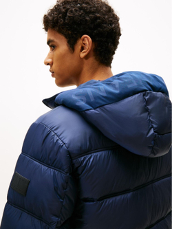 Куртка утепленная мужская TOMMY JEANS TJM HOODED LOGO PUFF