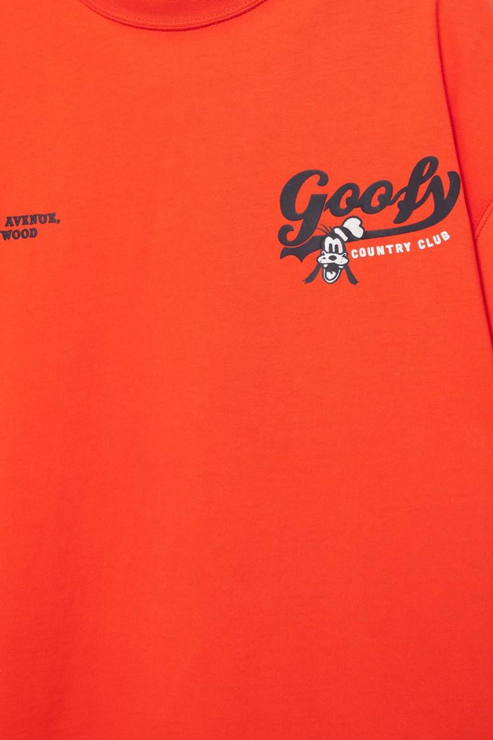 PULL&BEAR Футболка с принтом «Goofy», оранжевый