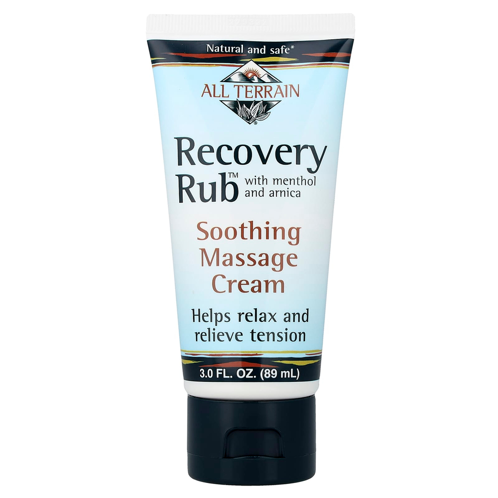 All Terrain, Recovery Rub™, успокаивающий массажный крем, 89 мл (3 жидк. унции)