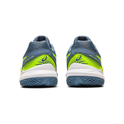 Детские теннисные кроссовки ASICS Gel-Resolution 9 GS Clay Court Shoe Kids - Dark Blue, Neon Green