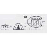 ПАЛАТКА NATUREHIKE 3-Х МЕСТНАЯ 210T65D NH18Z033-P