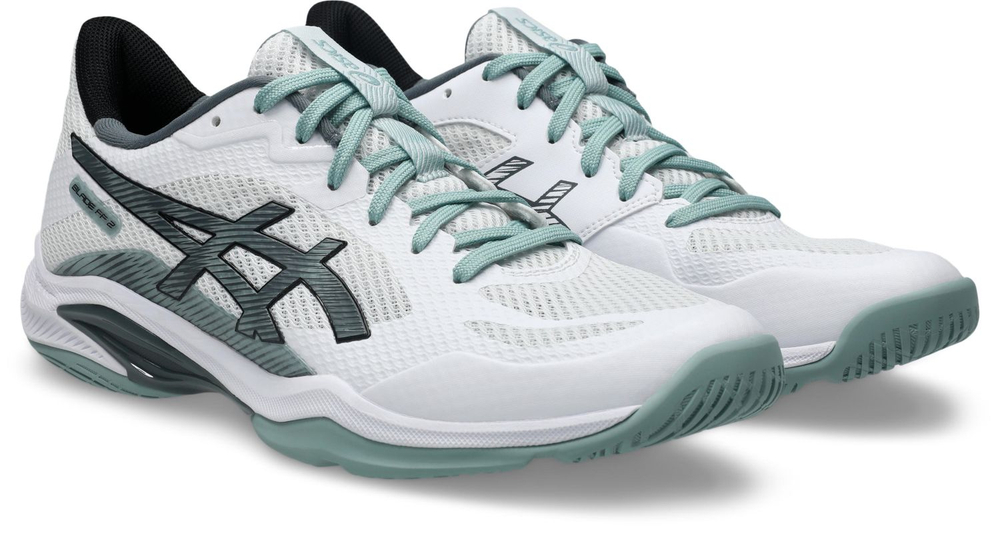 Мужские кроссовки для бадминтона/сквоша Asics Blade FF 2 - white/ocean haze