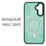 Дизайнерский чехол из мягкого пластика для SAMSUNG A36 / A56 с MagSafe и усиленной защитой камеры