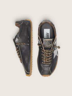 Marathon Speed with black leather upper and silver star