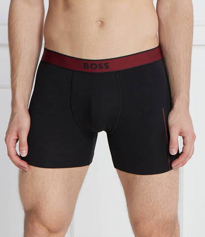 Трусики-боксеры BoxerBr 24 Logo BOSS BLACK - черный(50499341)