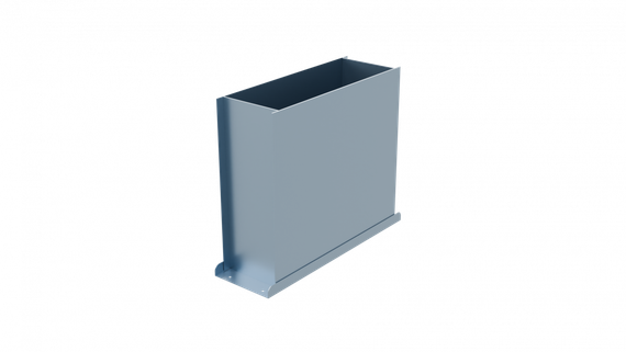 Flexag PFP-300x103/90x2 пленум напольный, 300x100, на 2 выxода