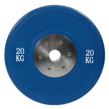 Диск профессиональный обрезиненный (цветной) D51 мм PROFI-FIT 20 кг