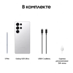 Смартфон Samsung Galaxy S25 Ultra 12 ГБ | 256 ГБ «Серебряный титан» | Titanium Whitesilver