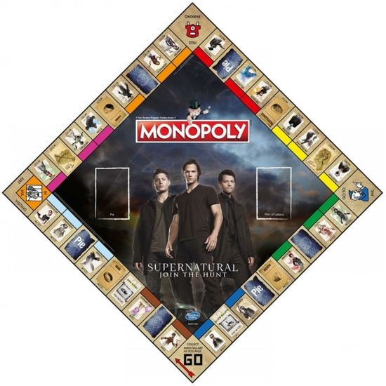 Настольная игра Winning Moves Монополия Supernatural Сверхестественное на английском языке