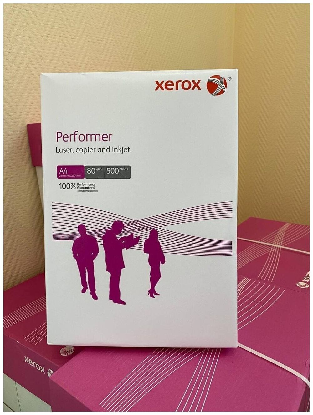 Бумага офисная А4, 80 г/м2, 500 л., марка С, XEROX PERFORMER, Россия, 146% (CIE), 003R90649