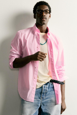 РУБАШКА ИЗ ХЛОПКА КЛАССИЧЕСКОГО КРОЯ — ZARA
