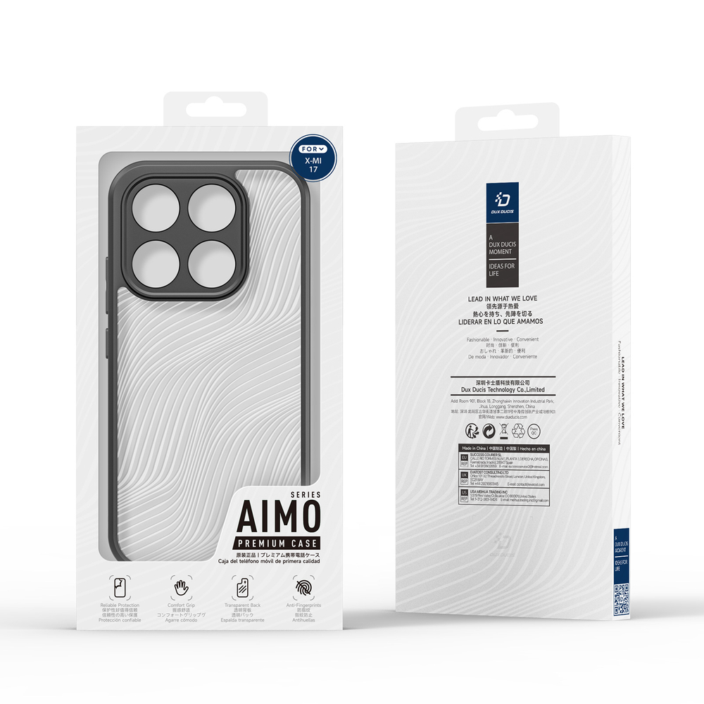 Чехол с мягкими черными рамками для Xiaomi 17, Dux Ducis, серия Aimo Series Case