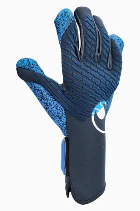 Вратарские перчатки Uhlsport Fangmaschine Aquagrip HN - синий