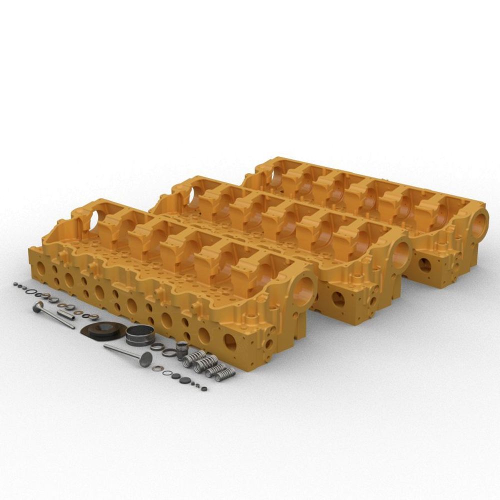 Головка блока цилиндров CAT C15 BXS/MXS/JRE/C18 в сборе / Cylinder Head assembly АРТ: 223-9250 Головка блока цилиндров CAT C15 BXS/MXS/JRE/C18 в сборе / Cylinder Head assembly АРТ: 223-9250